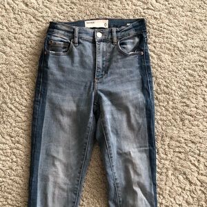 Two toned skinny jeans